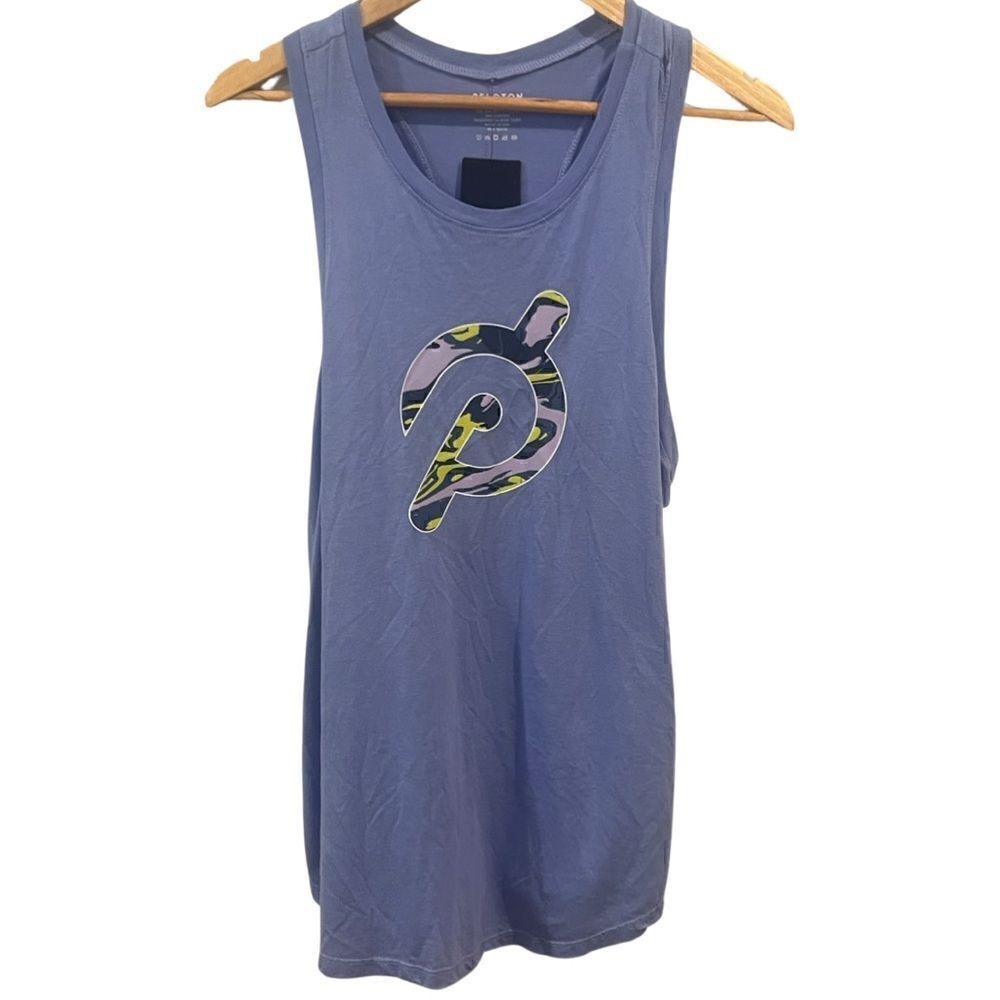 Peloton Logo Sleeveless Racerback Tanktop Womens S NWT
